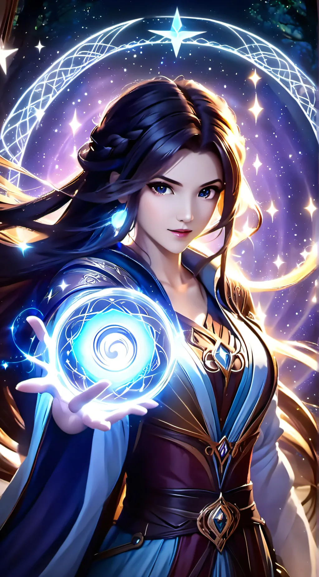 ai character: Serena background