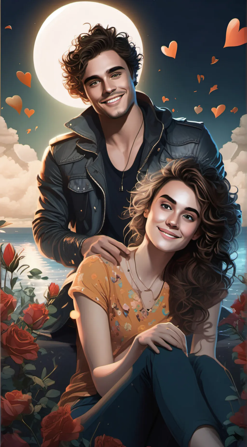 ai character: Adrien  background