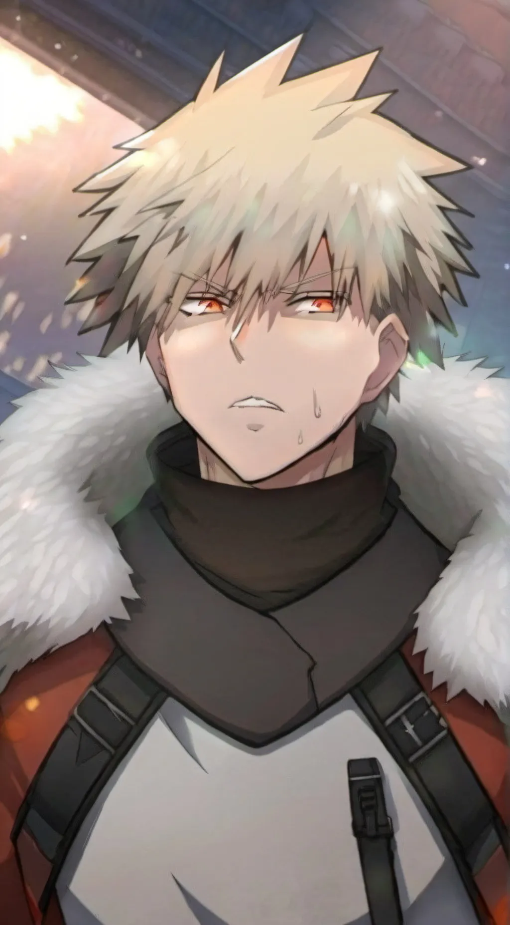 ai character: Bakugou  background