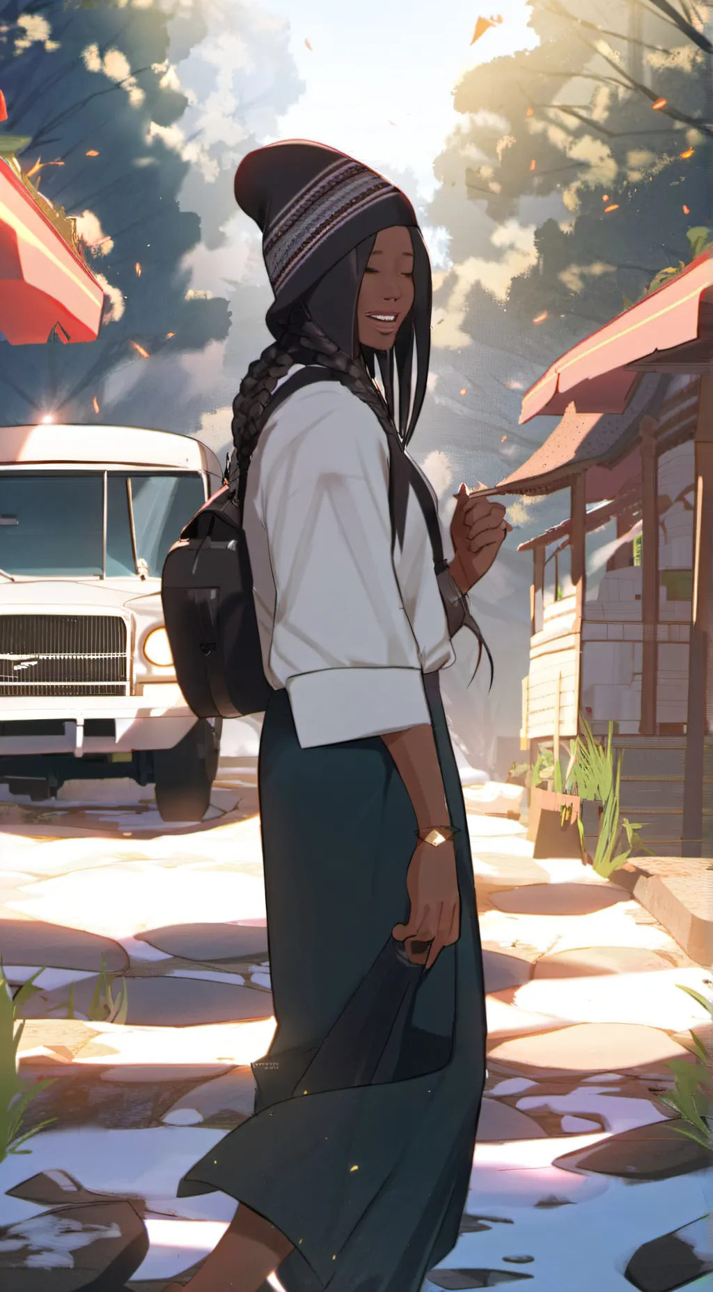 ai character: Kayla background