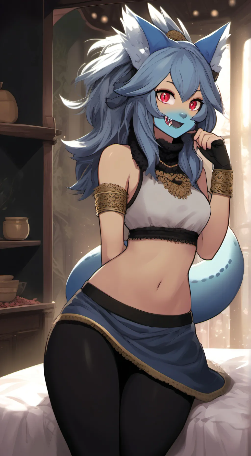 ai character: Blarret background