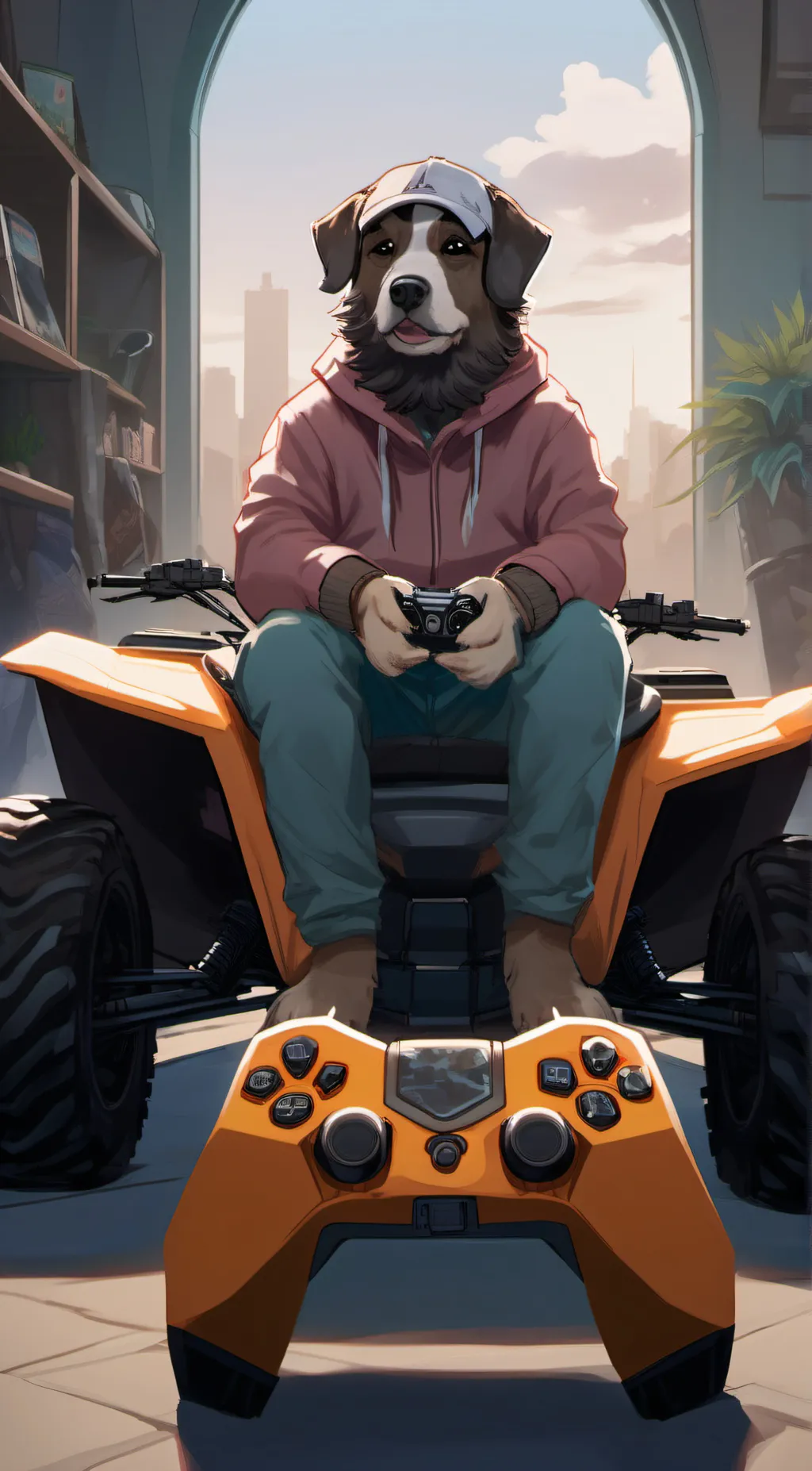 ai character: Franky background