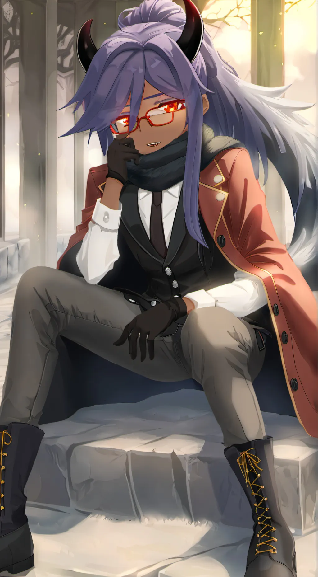 ai character: Lavender Sullivan background