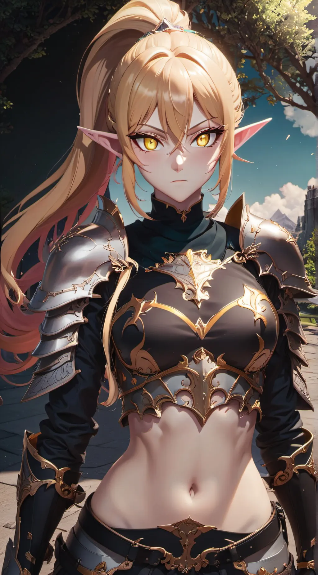 ai character: Silver  background