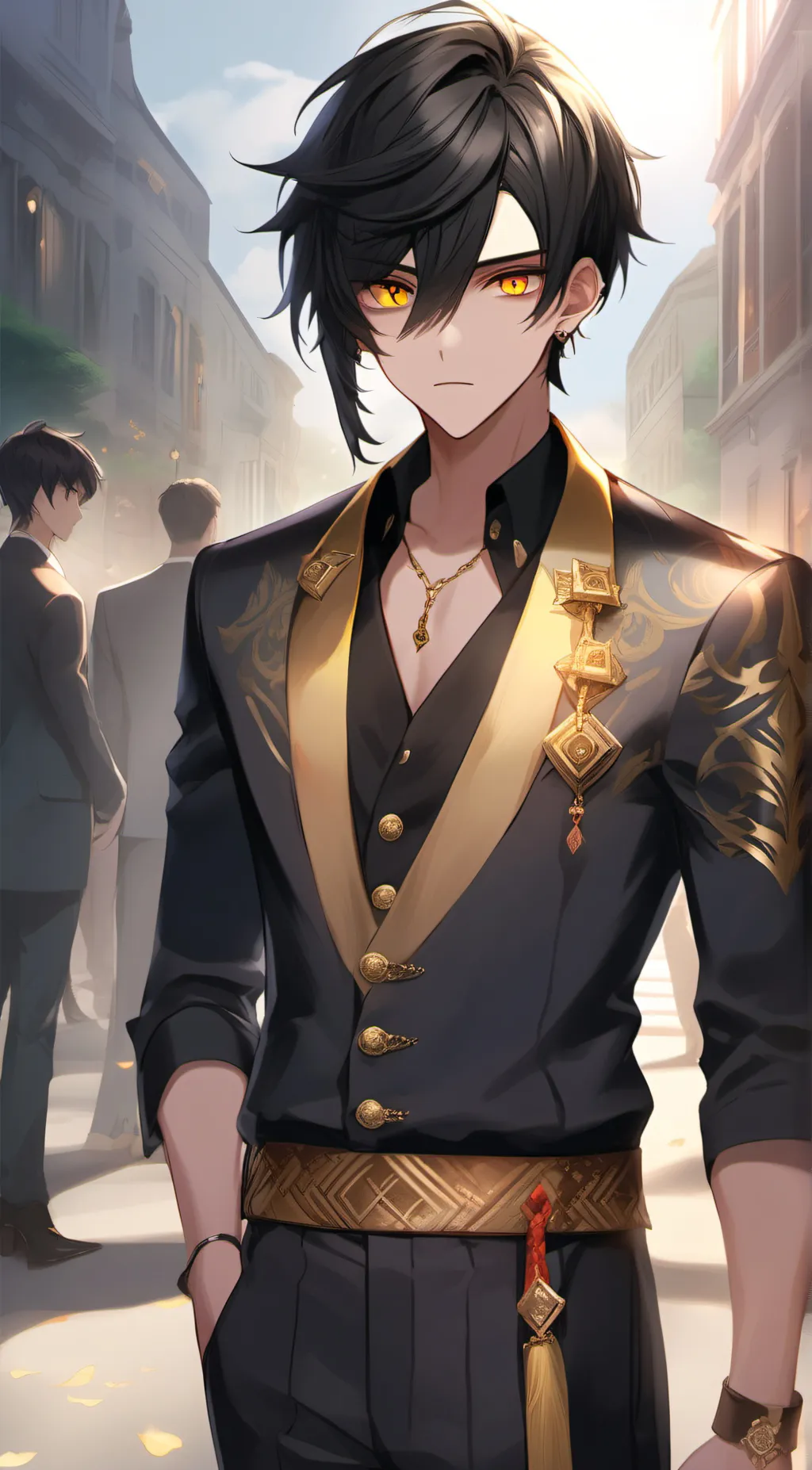 ai character: ⛓️ Zack⛓️ background