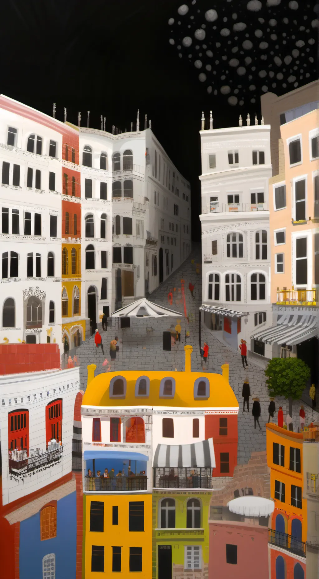 ai character: Village  background