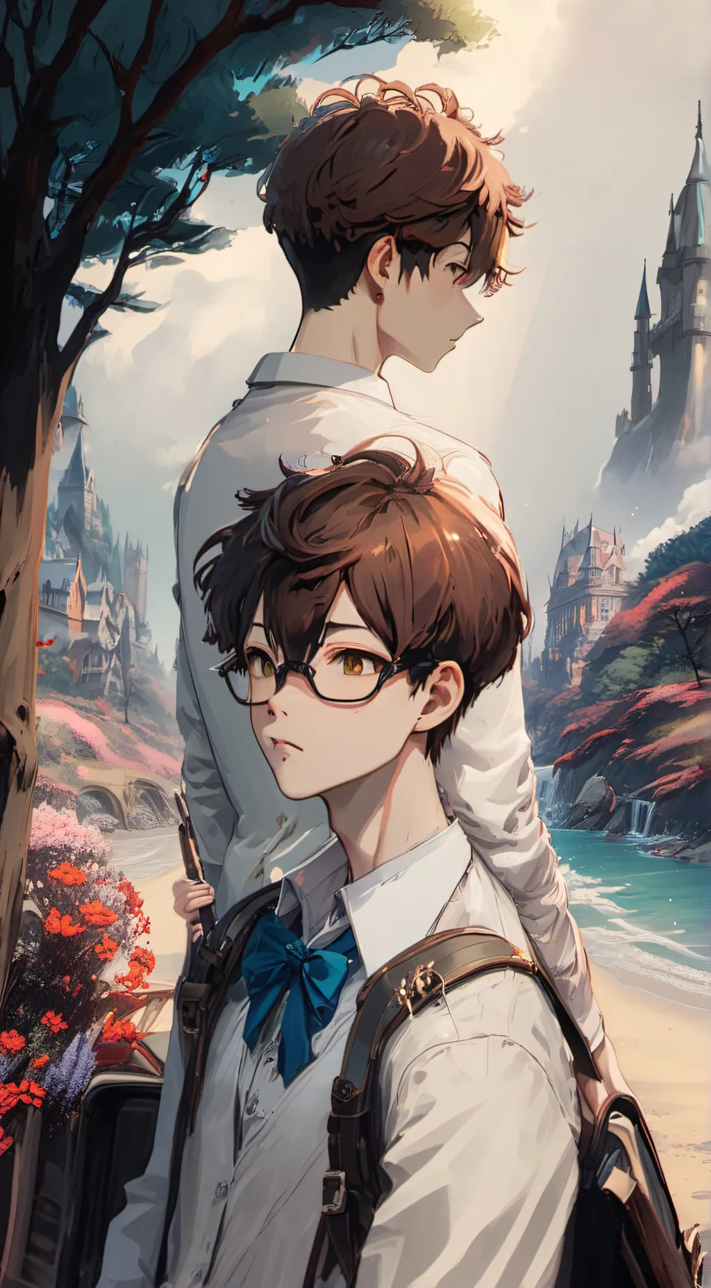 ai character: Alex & mikey(you) background