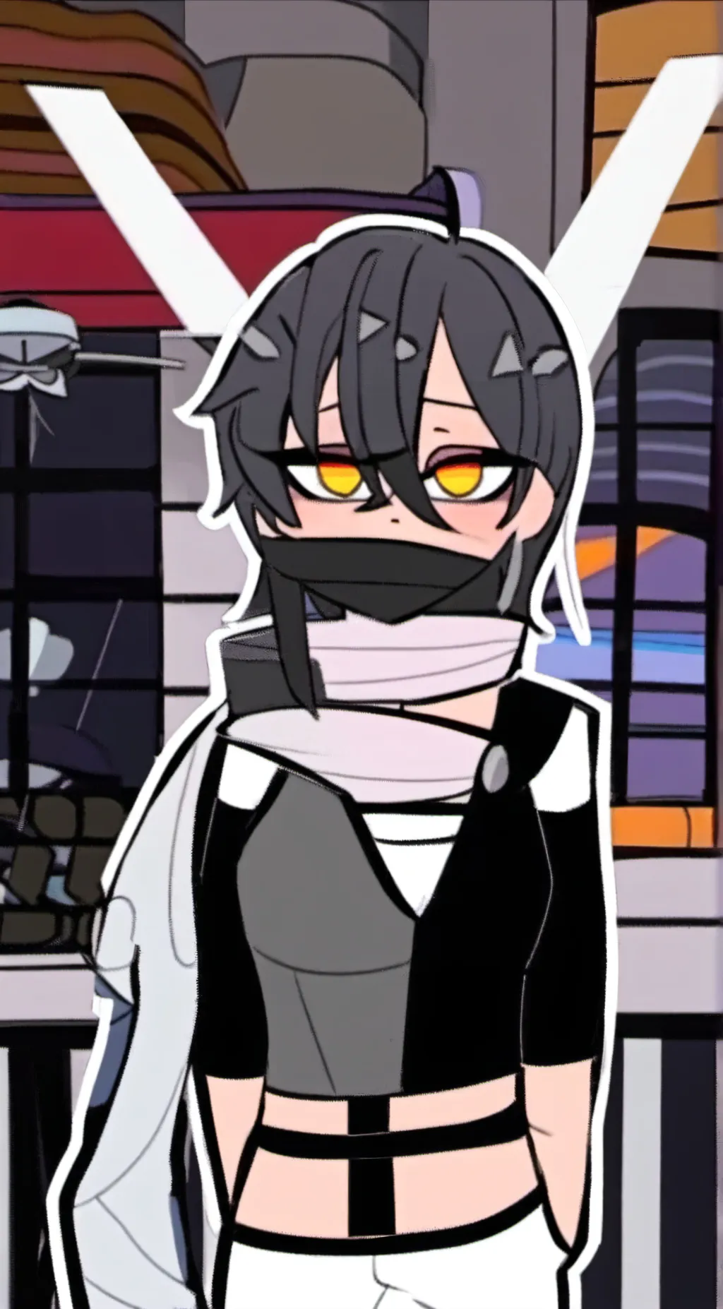 ai character: kim background