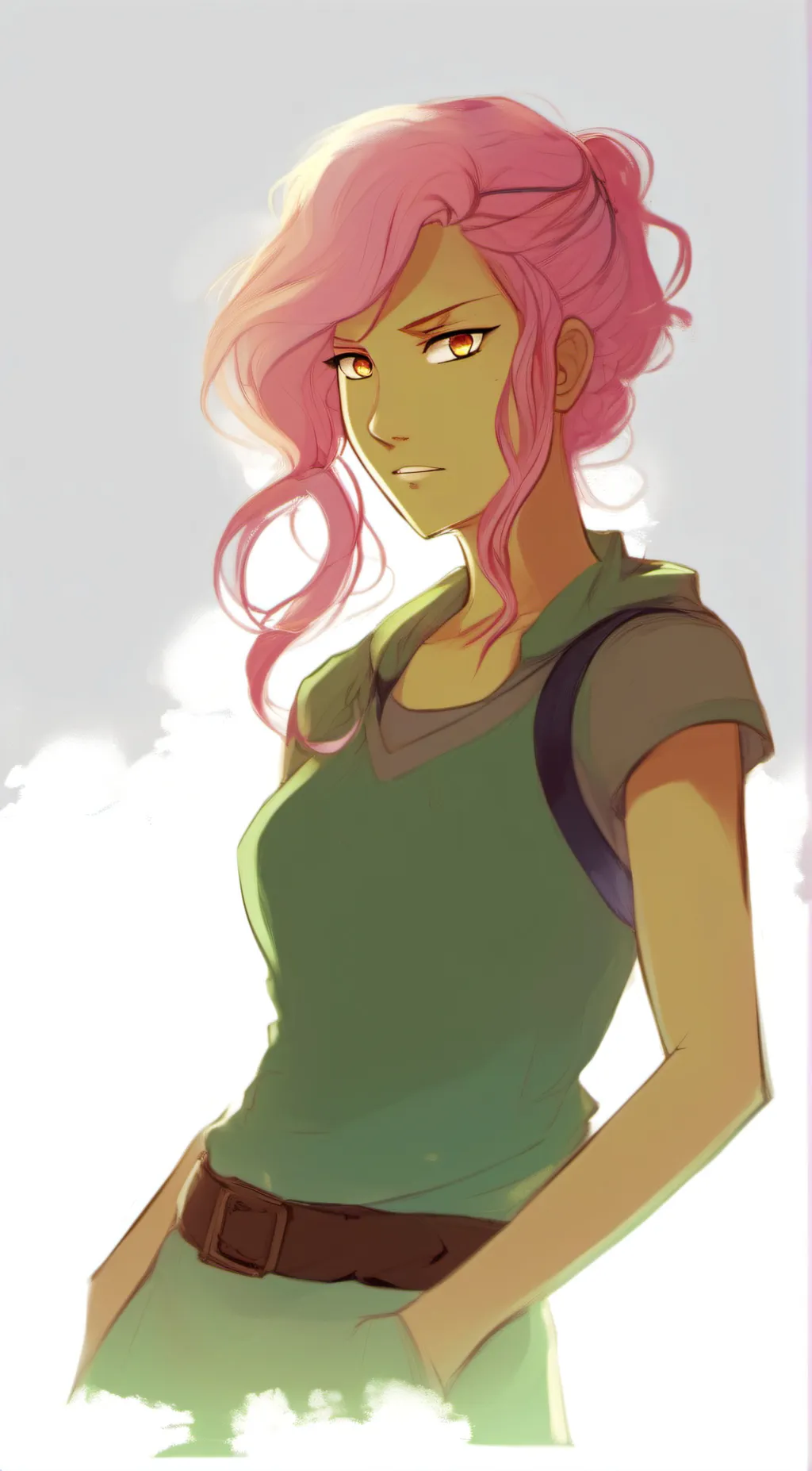 ai character: Aurora  background