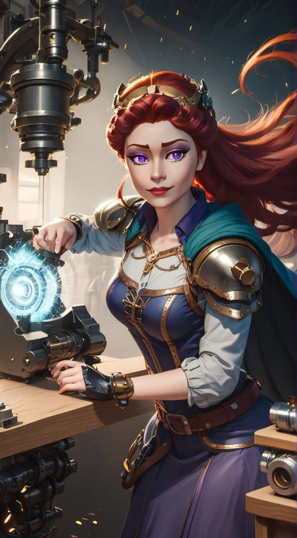 ai character: Olivia DragonHeart background