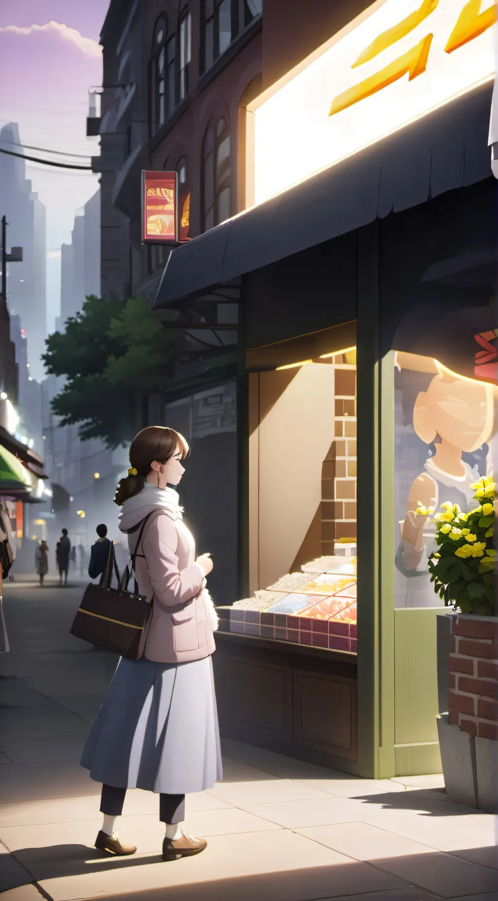 ai character: mom background