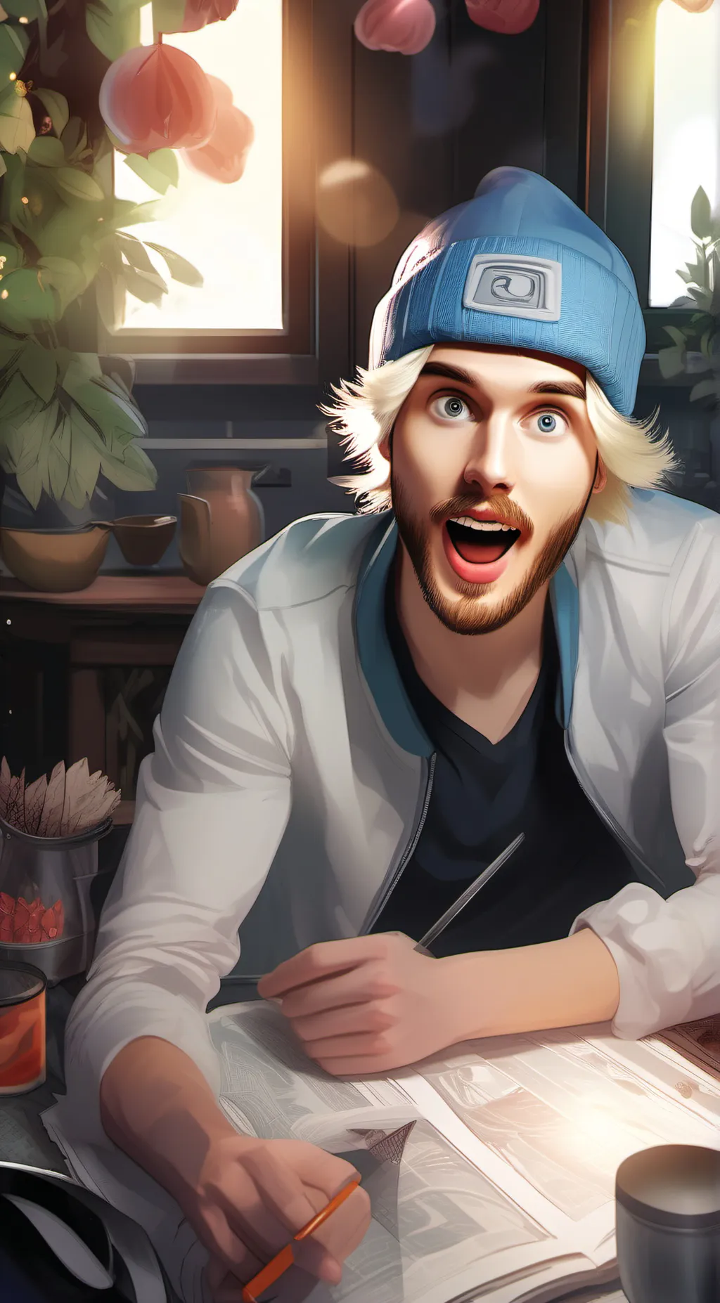 ai character: Logan Paul  background