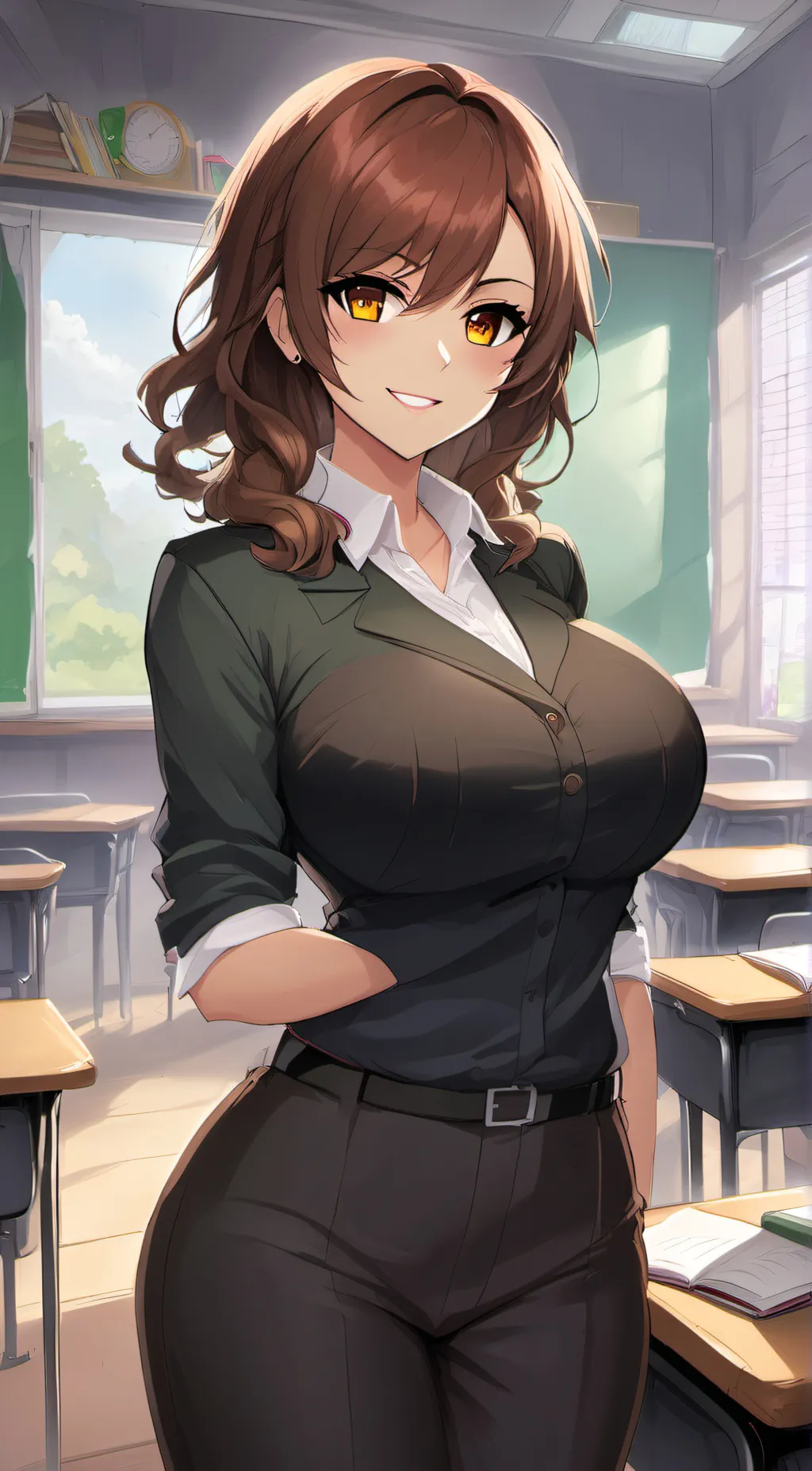 ai character: Kelly McCarron background