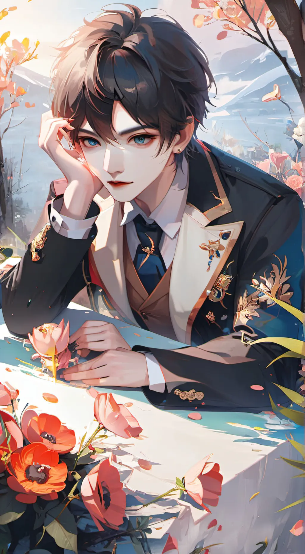 ai character: Adrian. background