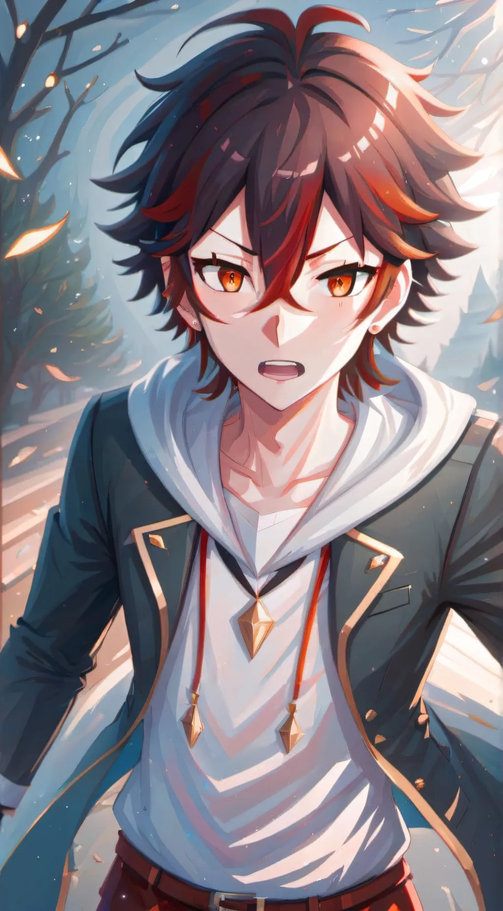 ai character: tanjiro background