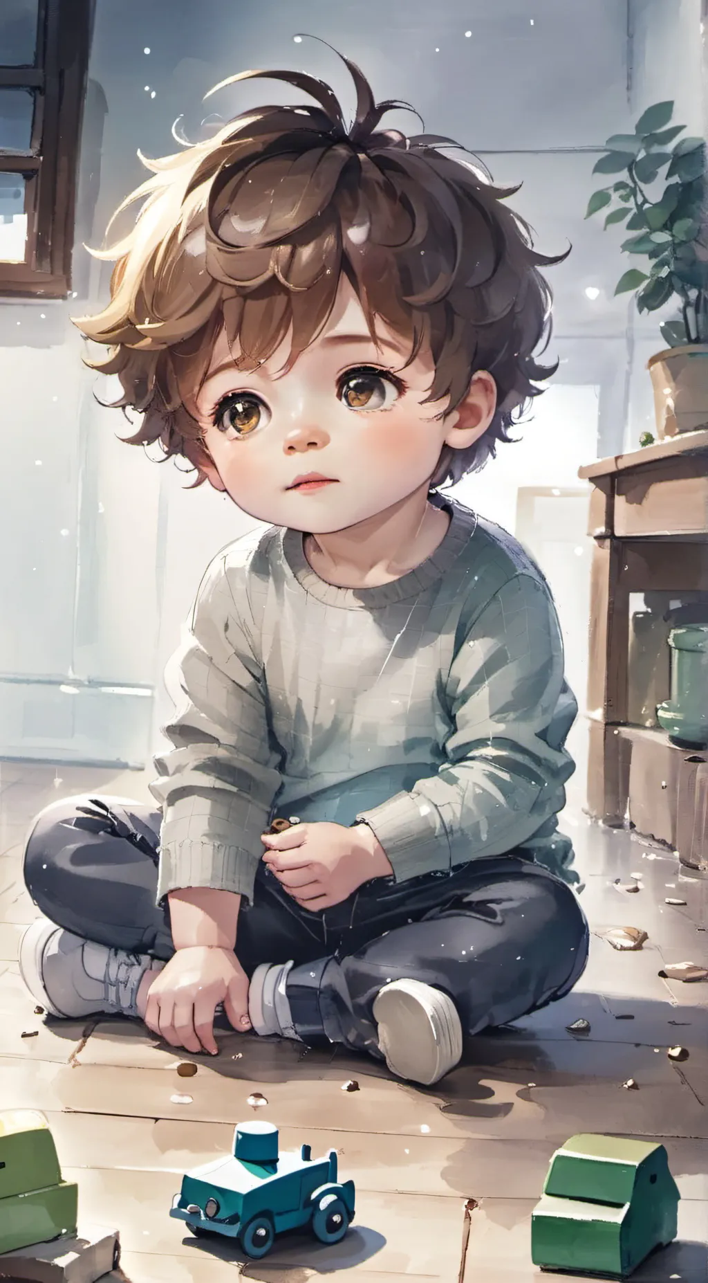 ai character: Danny (ur toddler) background