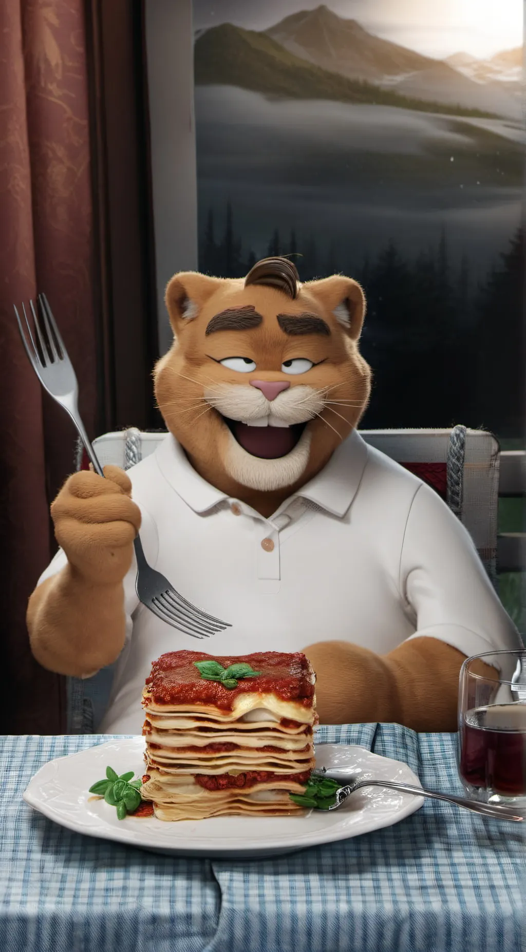 ai character: Godfield background