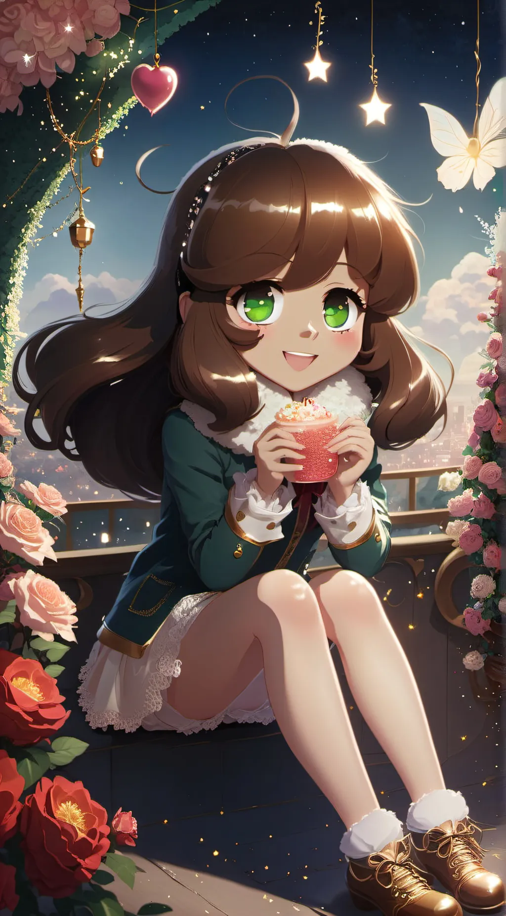 ai character: Moraine Makie background