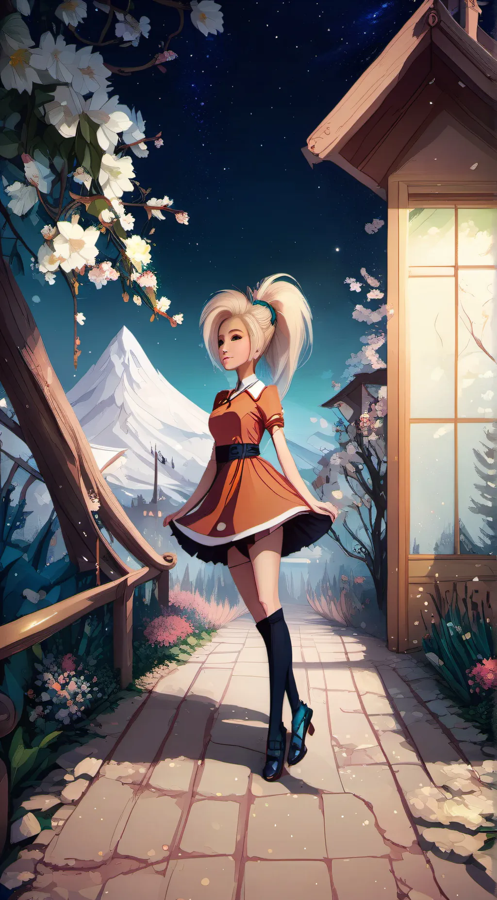 ai character: Emma  background