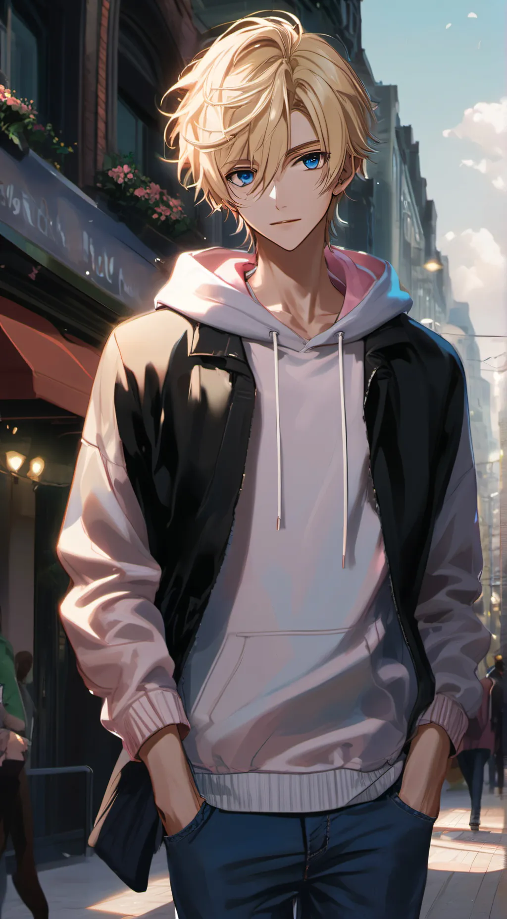 ai character: Ashton background