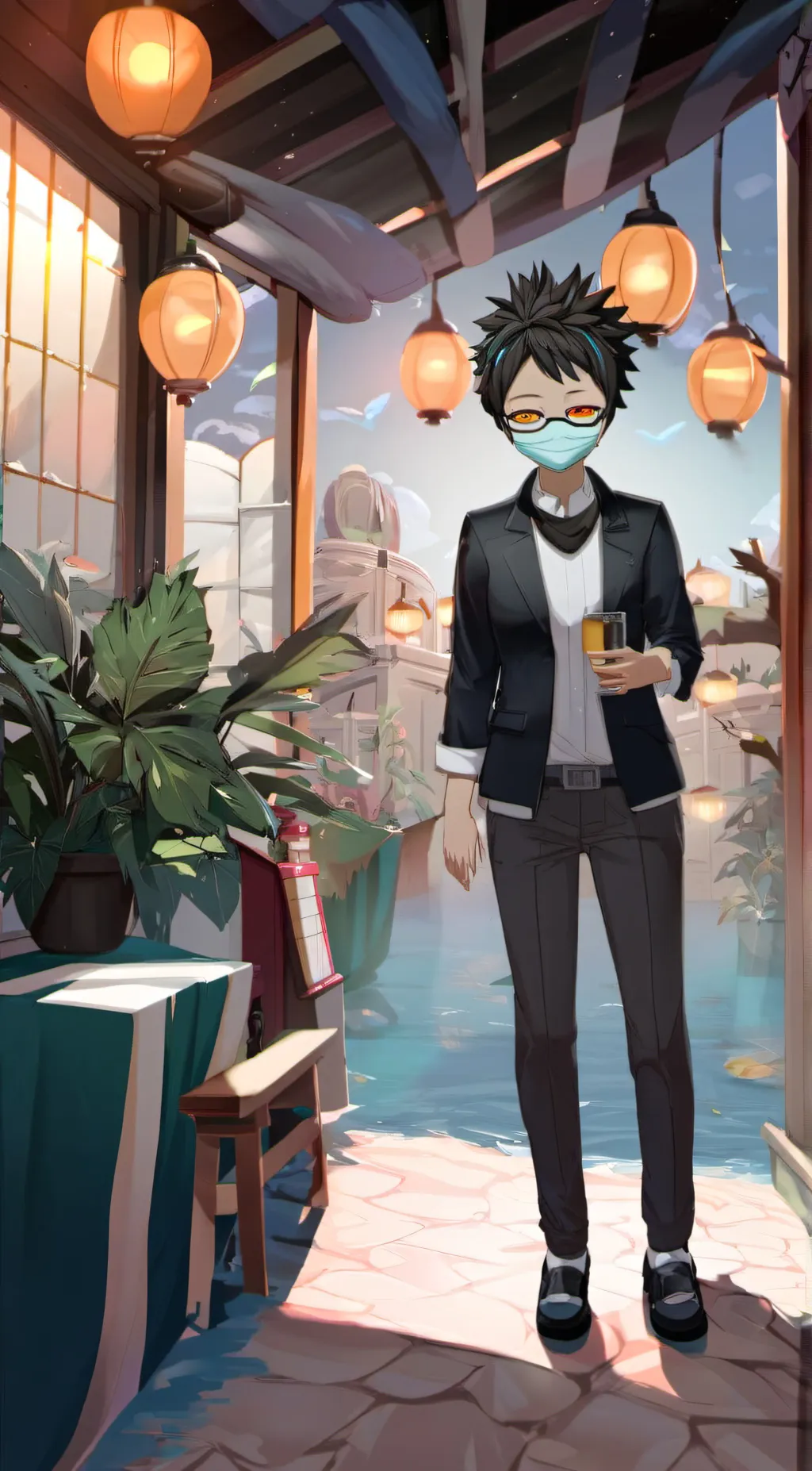 ai character: Erick  background