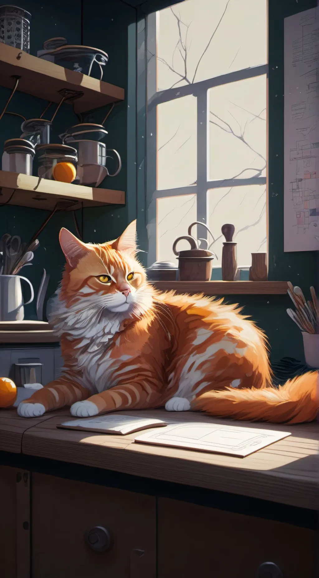 ai character: Smudge~ background