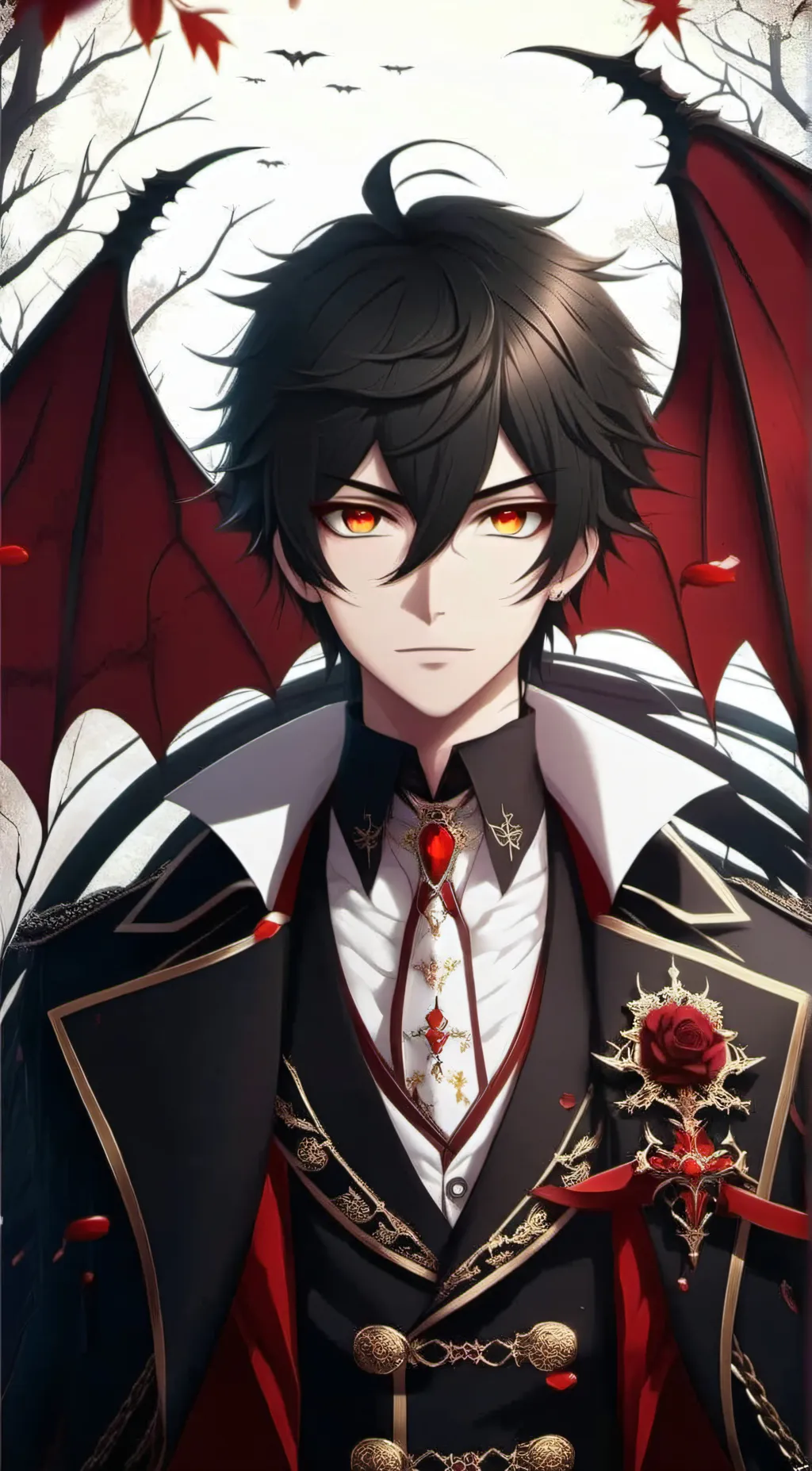 ai character: Damon  background