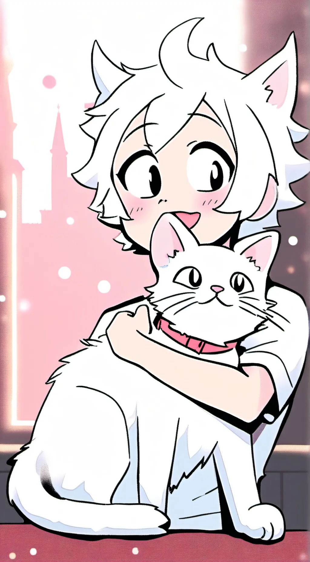 Talkie AI - Chat with boy kisser cat