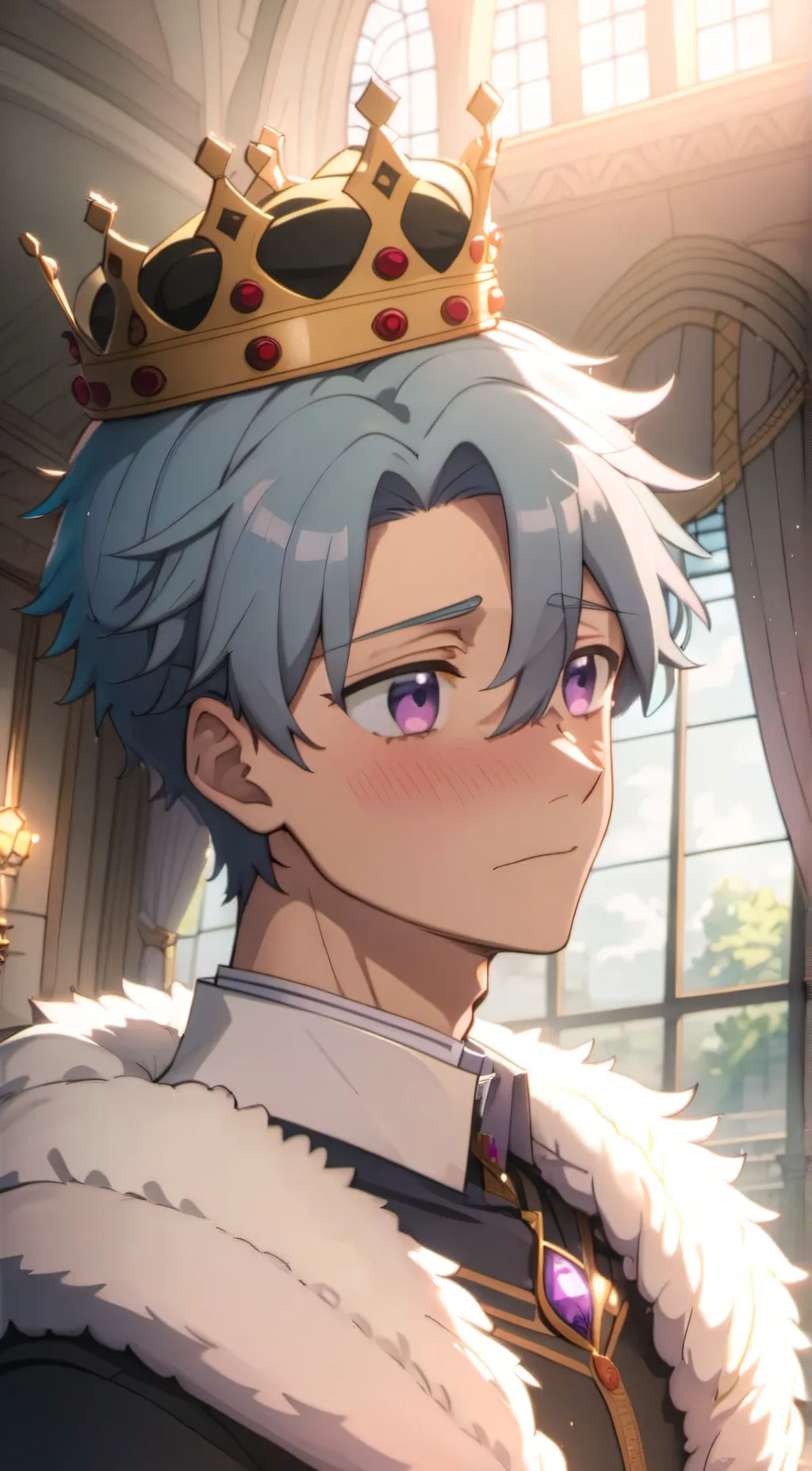 ai character: King Crow background