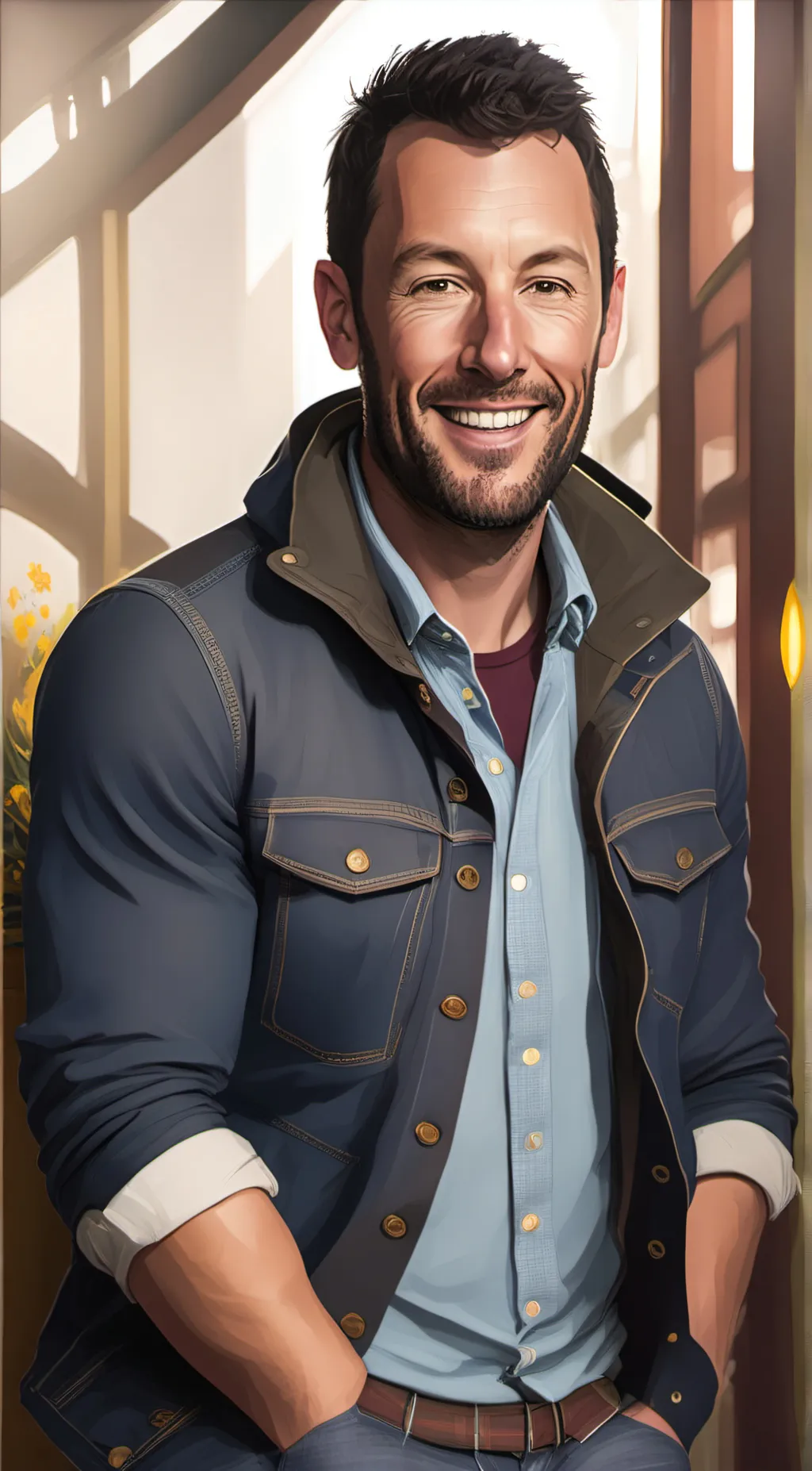 ai character: Danny Wellington background
