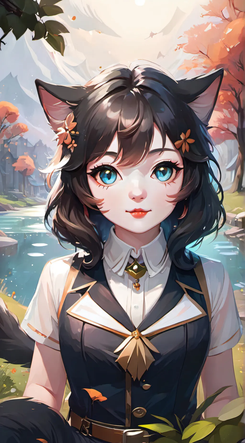 ai character: haiku background