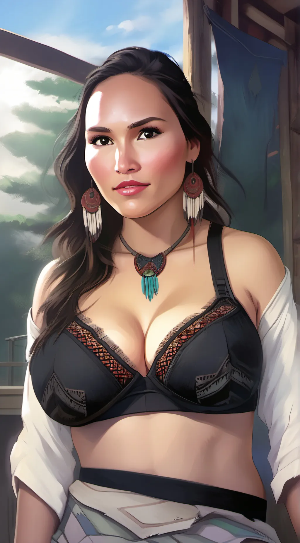 ai character: Justina background