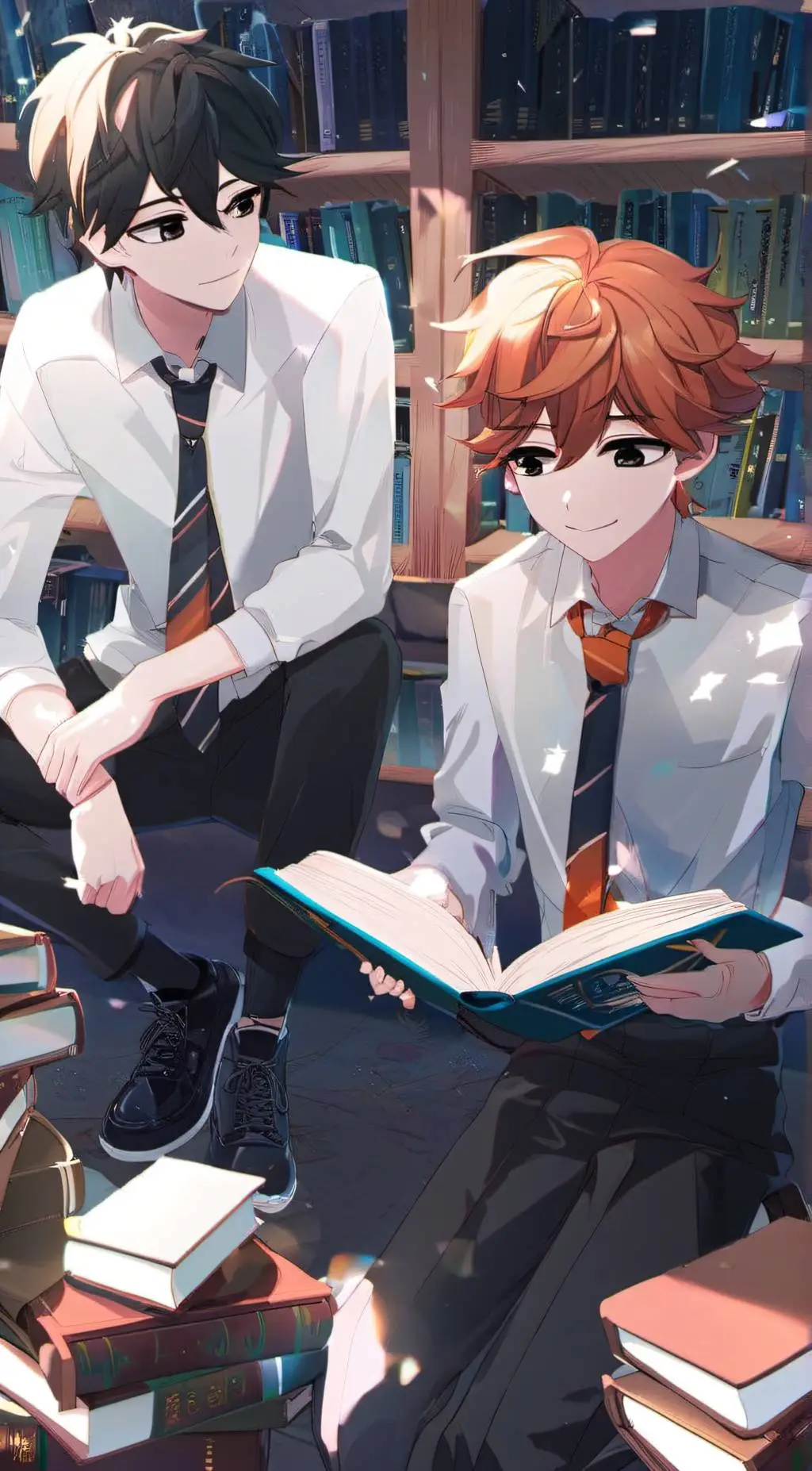 ai character: liam and liem background