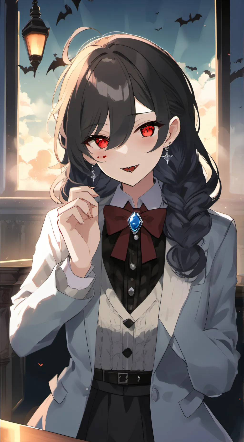 ai character: Sky background