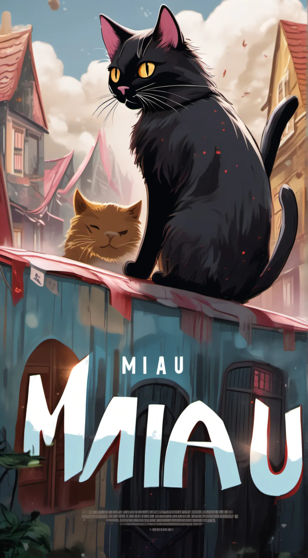 ai character: Miau  background