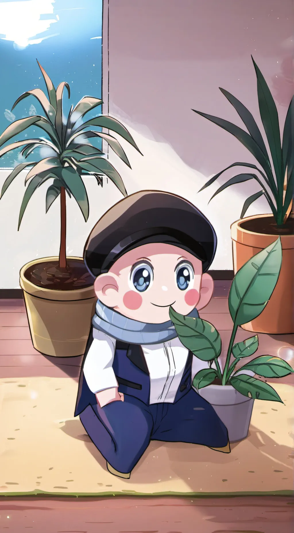 ai character: poyo background