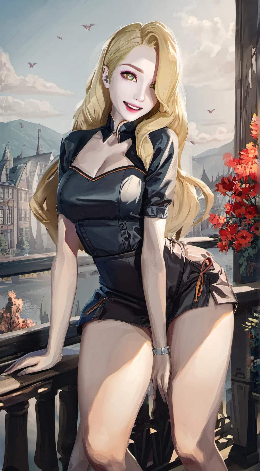 ai character: Serena background