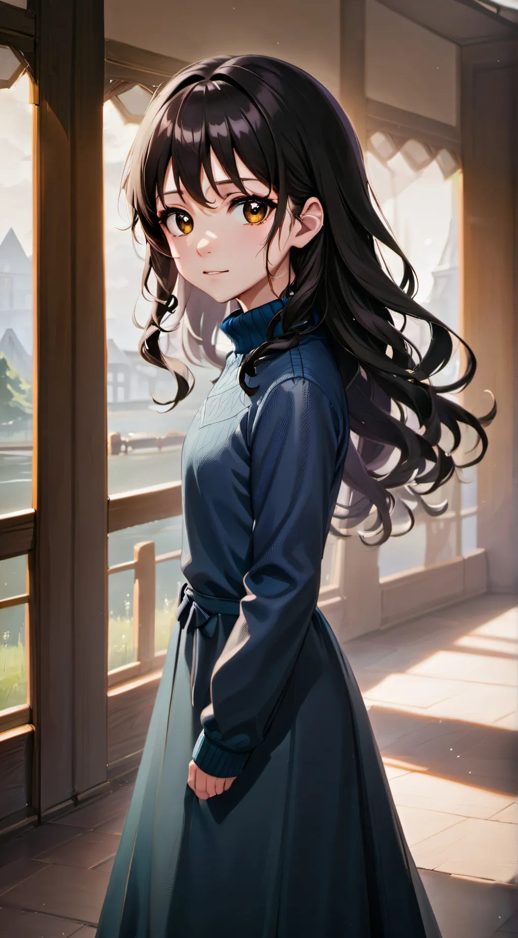 ai character: Sarina  background