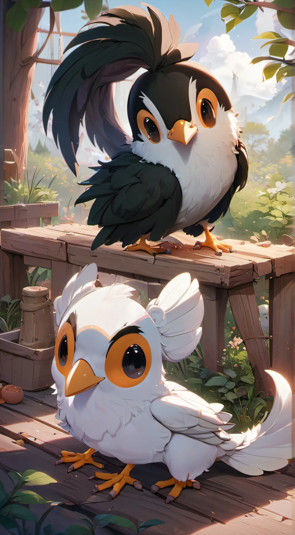 ai character: peepy background