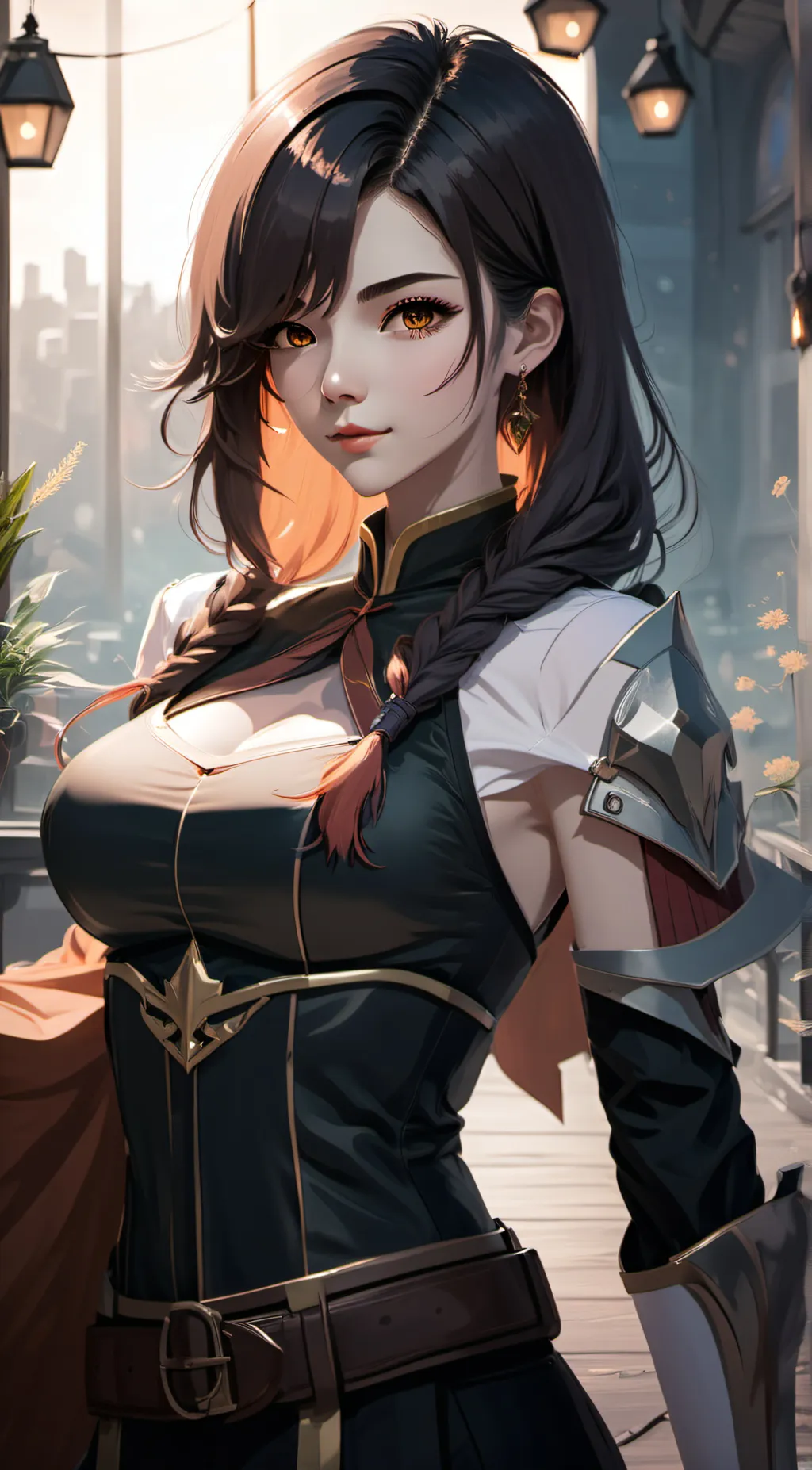 ai character: chocolate background