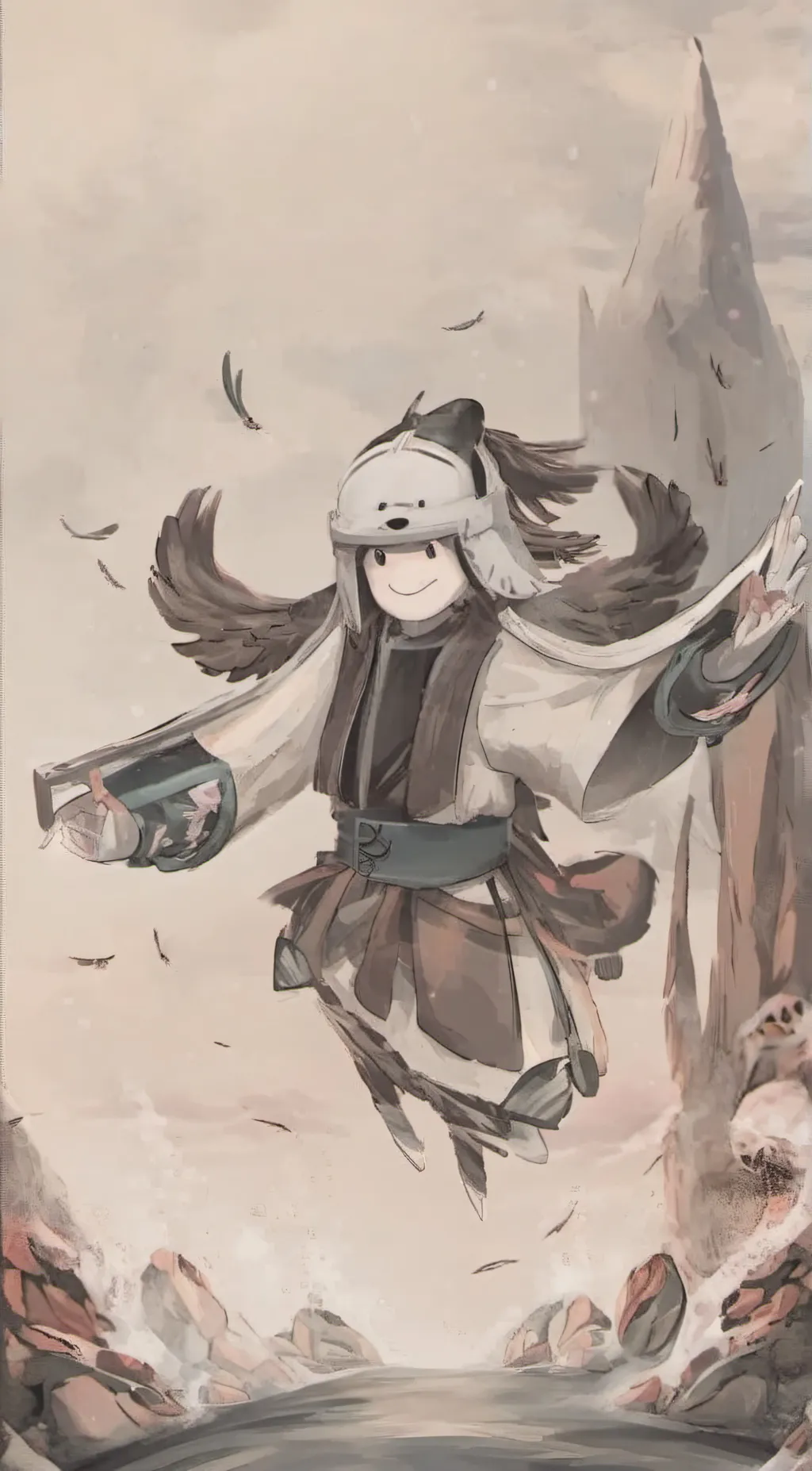 ai character: boy background