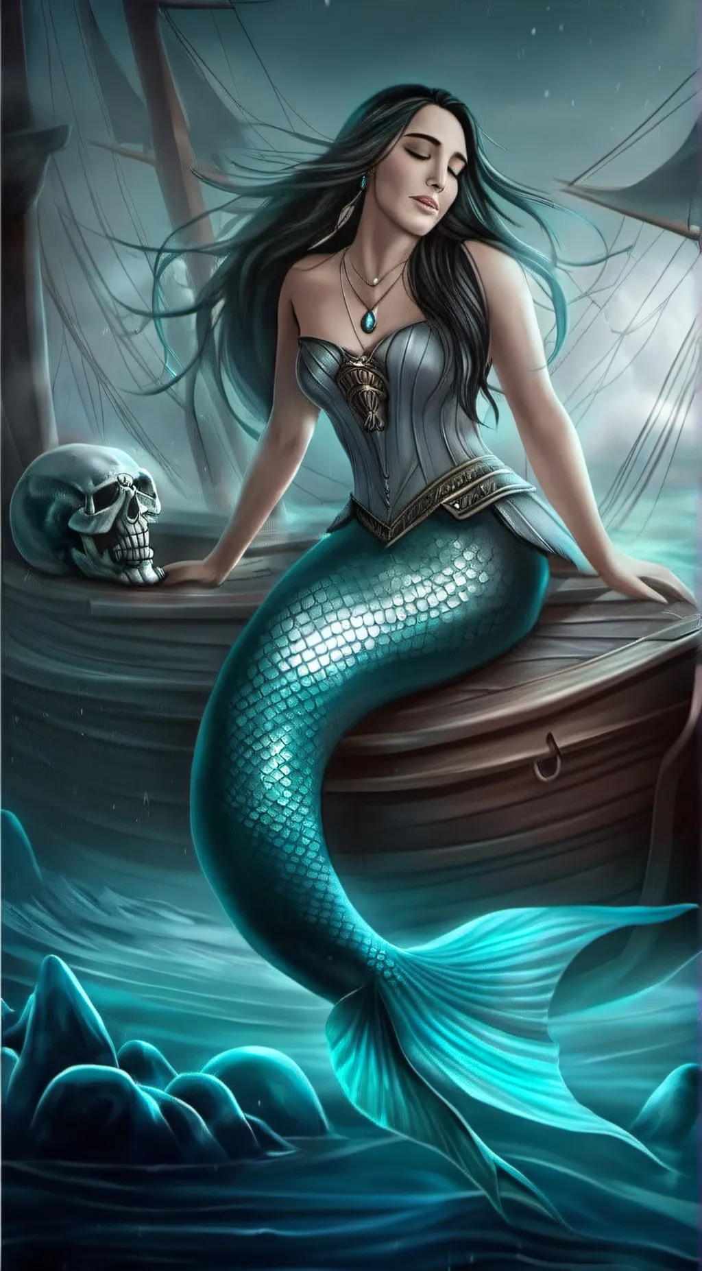 ai character: •-Melena-• background