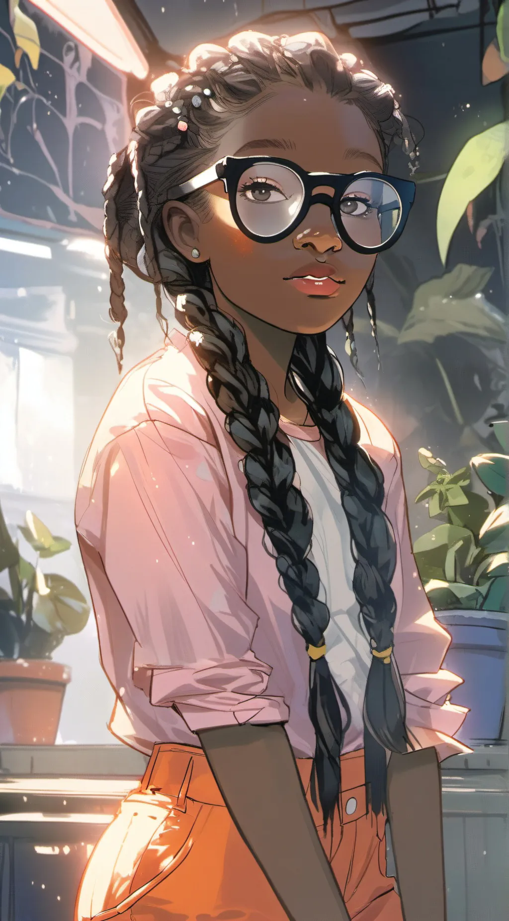 ai character: Osayi  background