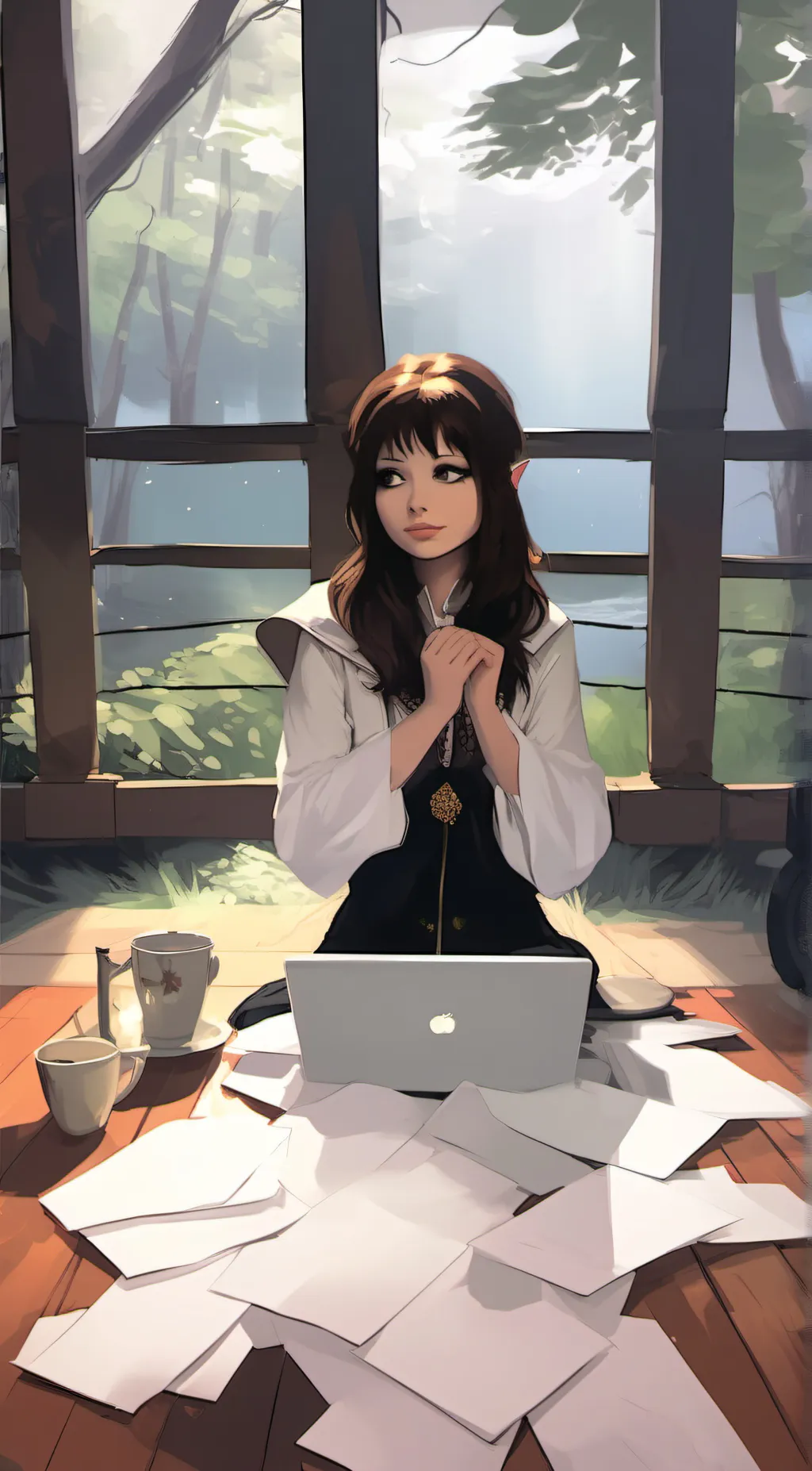 ai character: . background