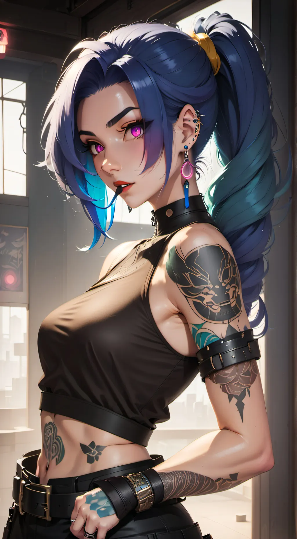 ai character: Serena background