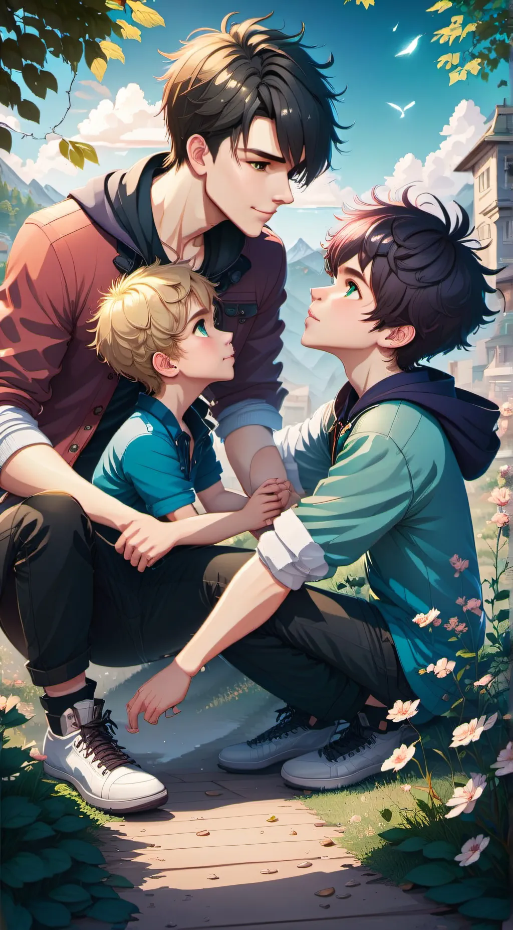 ai character: Nake Michael KAI background