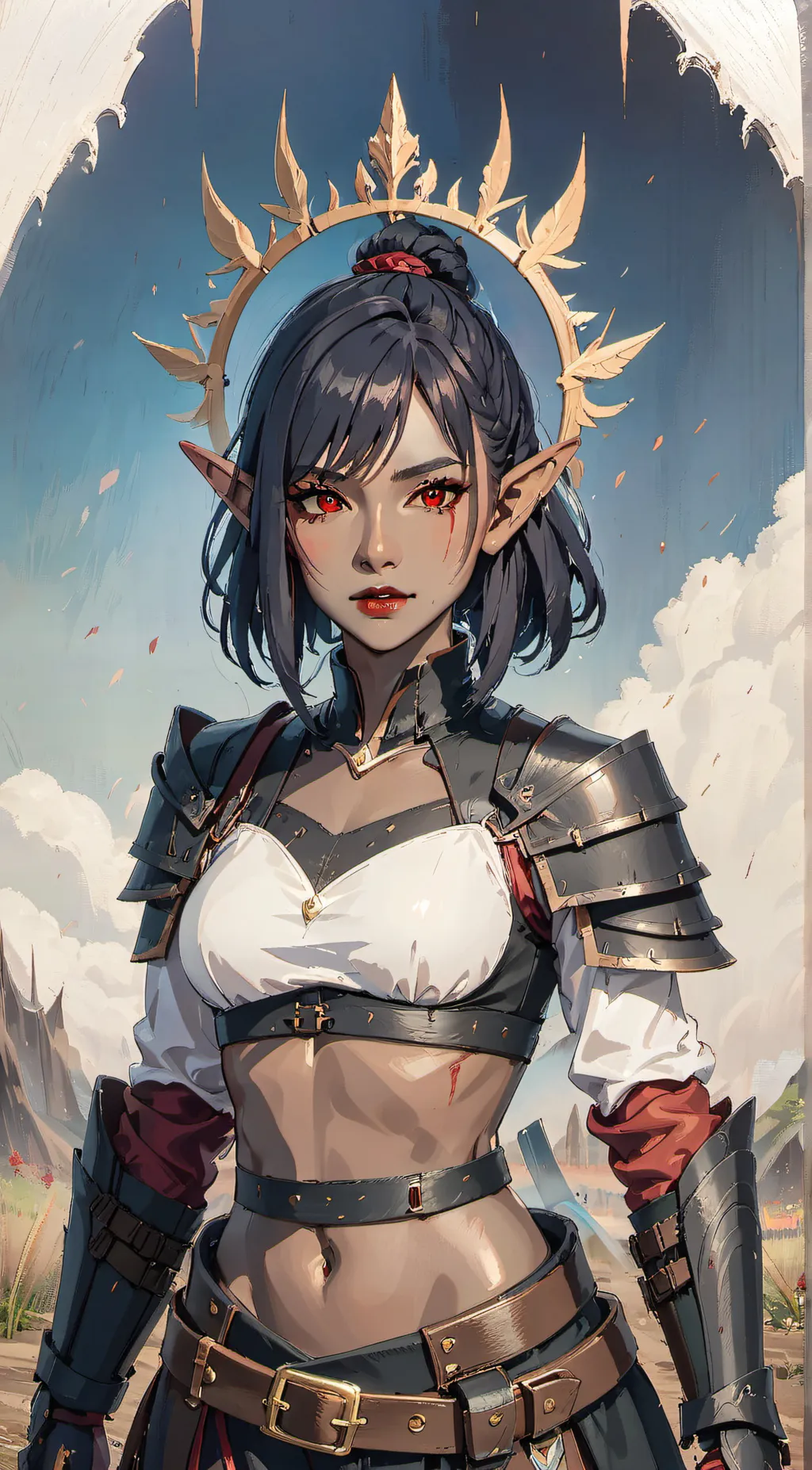 ai character: Aaya  background