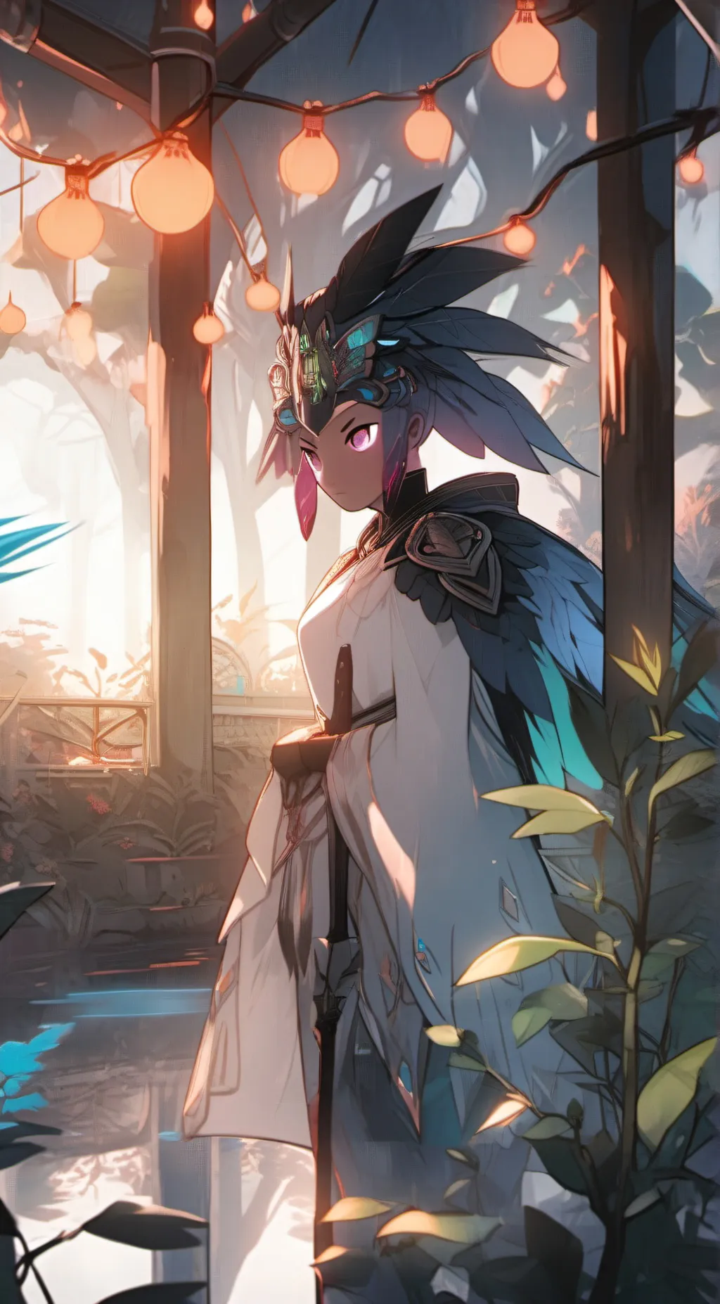 ai character: Luna background