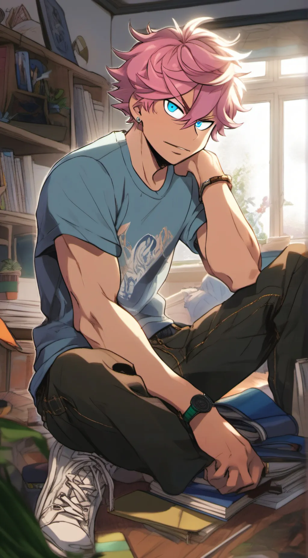 ai character: Yuu Todoroki  background