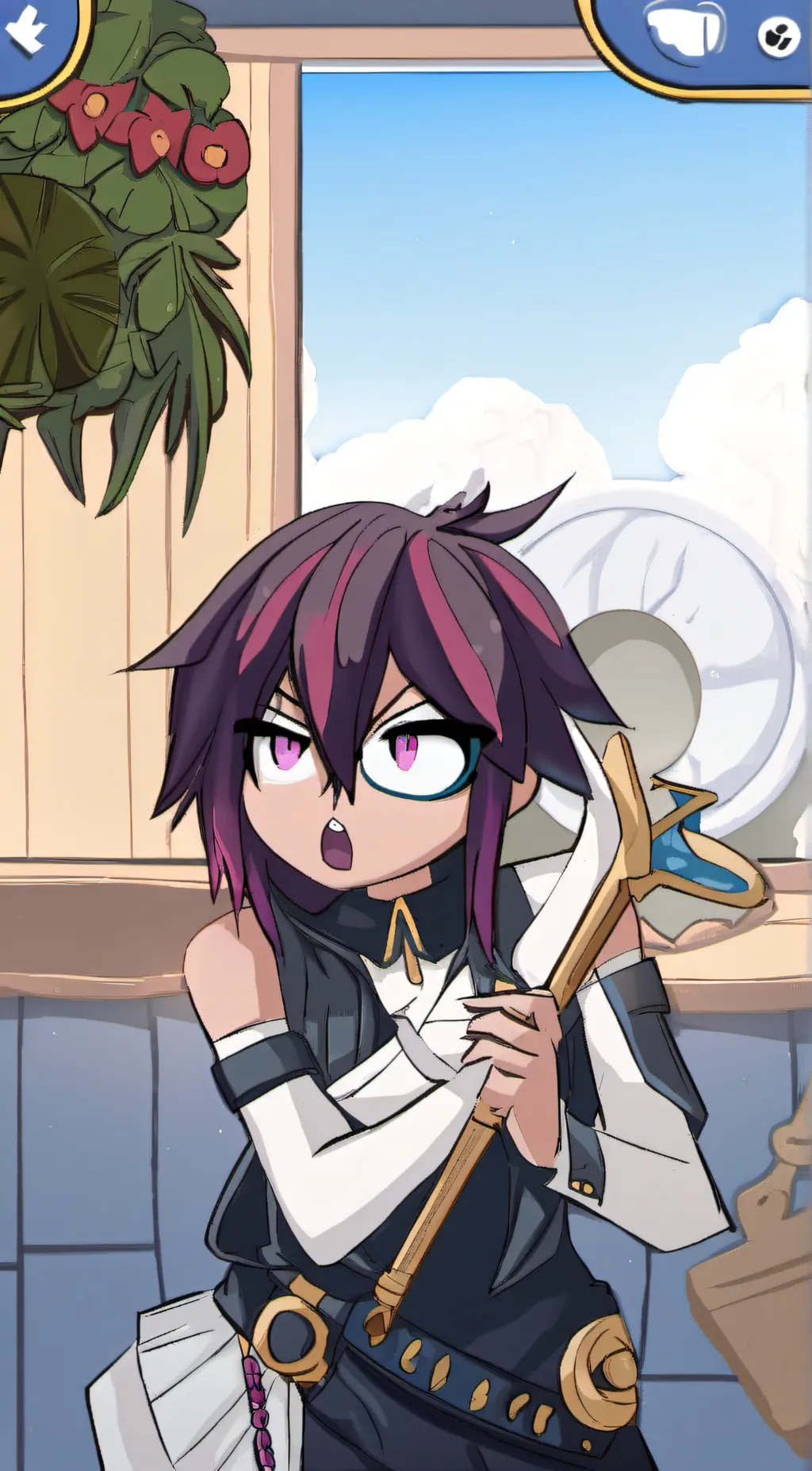 ai character: Luna background